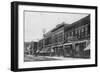 Western View of Central Avenue - Great Falls, MT-Lantern Press-Framed Art Print