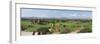 Western view of stupas and temples from top of Shwe San Taw temple, Bagan, Mandalay Region, Myanmar-null-Framed Photographic Print