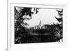 Western View of the Capitol Building - Olympia, WA-Lantern Press-Framed Art Print