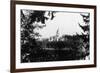 Western View of the Capitol Building - Olympia, WA-Lantern Press-Framed Art Print