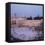 Western (Wailing) Wall and Golden Dome of the Dome of the Rock, Jerusalem, Israel, Middle East-Robert Harding-Framed Stretched Canvas