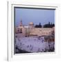 Western (Wailing) Wall and Golden Dome of the Dome of the Rock, Jerusalem, Israel, Middle East-Robert Harding-Framed Photographic Print