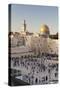 Western Wailing Wall, the Dome of the Rock and Omar Mosque, Old City, East Jerusalem-null-Stretched Canvas