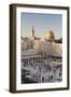 Western Wailing Wall, the Dome of the Rock and Omar Mosque, Old City, East Jerusalem-null-Framed Photographic Print