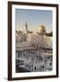 Western Wailing Wall, the Dome of the Rock and Omar Mosque, Old City, East Jerusalem-null-Framed Photographic Print