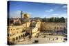 Western Wall and Dome of the Rock in the Old City of Jerusalem, Israel.-SeanPavonePhoto-Stretched Canvas