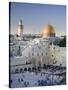 Western Wall and Dome of the Rock Mosque, Jerusalem, Israel-Michele Falzone-Stretched Canvas