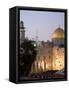 Western Wall, Dome of the Rock, Haram Ash-Sharif, Unesco World Heritage Site-Christian Kober-Framed Stretched Canvas