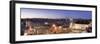 Western Wall, Dome of the Rock Mosque and Panoramic View of the Old City of Jerusalem, Israel-Michele Falzone-Framed Premium Photographic Print