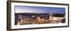 Western Wall, Dome of the Rock Mosque and Panoramic View of the Old City of Jerusalem, Israel-Michele Falzone-Framed Photographic Print