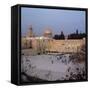 Western Wall in the 1990S, Jerusalem, Israel, Middle East-Robert Harding-Framed Stretched Canvas