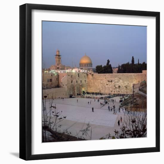 Western Wall in the 1990S, Jerusalem, Israel, Middle East-Robert Harding-Framed Photographic Print