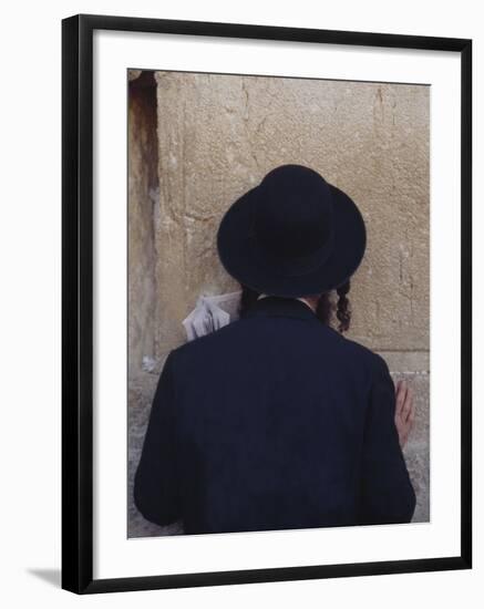 Western Wall, Wailing Wall, Jerusalem, Israel-Jerry Ginsberg-Framed Photographic Print