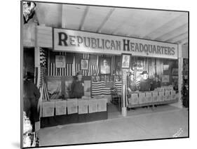 Western Washington Fair, Republican Headquarters Booth, October 6, 1923-Marvin Boland-Mounted Giclee Print