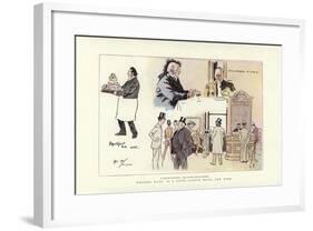 Western Ways, in a Fifth Avenue Hotel, New York-Phil May-Framed Giclee Print