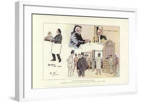 Western Ways, in a Fifth Avenue Hotel, New York-Phil May-Framed Giclee Print