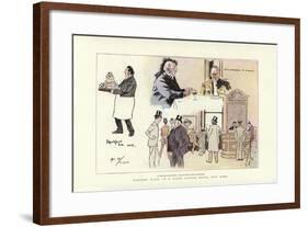 Western Ways, in a Fifth Avenue Hotel, New York-Phil May-Framed Giclee Print