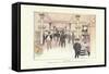 Western Ways, in a Fifth Avenue Hotel, New York-Phil May-Framed Stretched Canvas