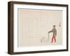 Westerner and a Goat-Mori Jiho-Framed Giclee Print