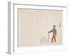 Westerner and a Goat-Mori Jiho-Framed Giclee Print