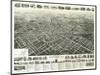 Westfield, New Jersey - Panoramic Map-Lantern Press-Mounted Art Print