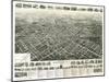 Westfield, New Jersey - Panoramic Map-Lantern Press-Mounted Art Print