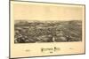 Westford, Massachusetts - Panoramic Map-Lantern Press-Mounted Art Print