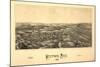 Westford, Massachusetts - Panoramic Map-Lantern Press-Mounted Art Print