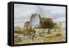 Westham Church, Pevensey, East Sussex, 1851-1859-John Gilbert-Framed Stretched Canvas
