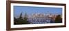 Westhaven Marina and City Skyline Illuminated at Dusk, Waitemata Harbour, Auckland, New Zealand-Doug Pearson-Framed Photographic Print