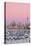 Westhaven Marina and City Skyline Illuminated at Dusk-Doug Pearson-Stretched Canvas