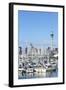 Westhaven Marina and City Skyline, Waitemata Harbour, Auckland, North Island, New Zealand, Pacific-Doug Pearson-Framed Photographic Print