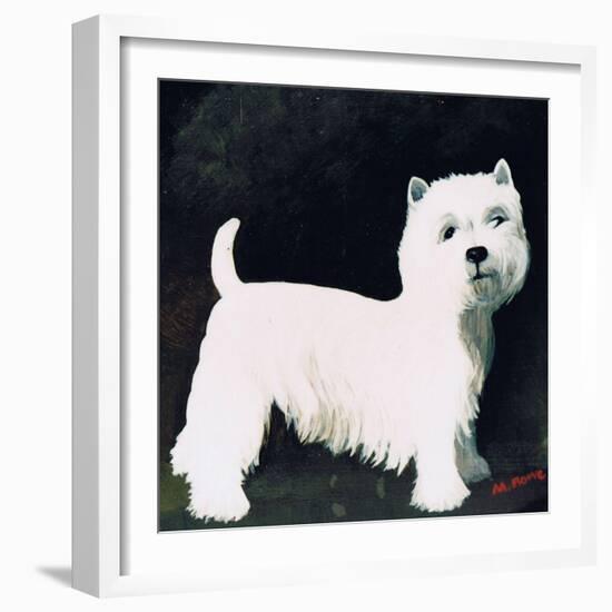 Westie, 1991-Maggie Rowe-Framed Giclee Print