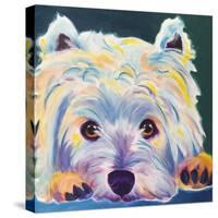 Westie - Chispy 2-Dawgart-Stretched Canvas