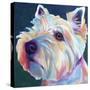 Westie - Chispy 3-Dawgart-Stretched Canvas