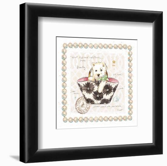Westie Puppy Purse-Chad Barrett-Framed Art Print
