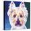 Westie Rockette-Dawgart-Stretched Canvas