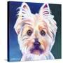 Westie Rockette-Dawgart-Stretched Canvas