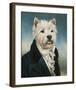 Westie With A Jabot-Thierry Poncelet-Framed Premium Giclee Print