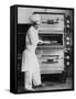 Westinghouse Electric Baking Oven, Cafeteria Kitchen, Showing a Chef at Work, 1927-null-Framed Stretched Canvas