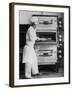Westinghouse Electric Baking Oven, Cafeteria Kitchen, Showing a Chef at Work, 1927-null-Framed Photographic Print