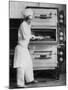 Westinghouse Electric Baking Oven, Cafeteria Kitchen, Showing a Chef at Work, 1927-null-Mounted Photographic Print