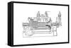 Westinghouse-Parsons Steam Turbine-Mark Sykes-Framed Stretched Canvas