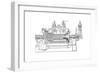 Westinghouse-Parsons Steam Turbine-Mark Sykes-Framed Giclee Print