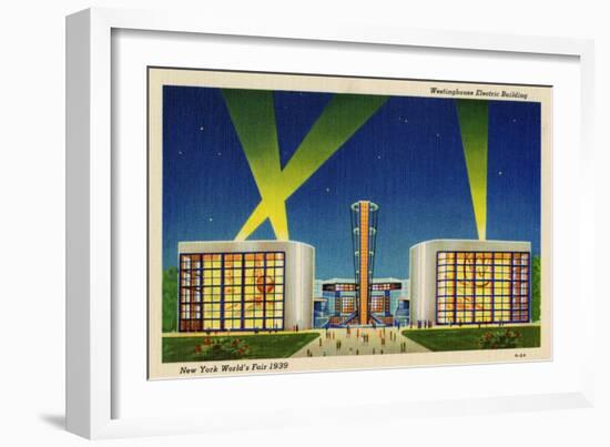 Westinghouse Westinghouse Electric Building. New York World's Fair 1939.-null-Framed Art Print