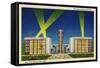 Westinghouse Westinghouse Electric Building. New York World's Fair 1939.-null-Framed Stretched Canvas