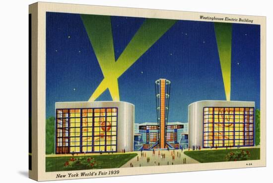 Westinghouse Westinghouse Electric Building. New York World's Fair 1939.-null-Stretched Canvas