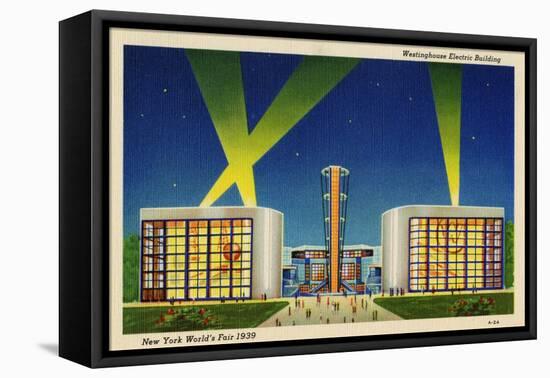 Westinghouse Westinghouse Electric Building. New York World's Fair 1939.-null-Framed Stretched Canvas