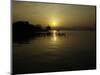 Westlake with Chineese Pavillon During Sunset, China-Ryan Ross-Mounted Photographic Print