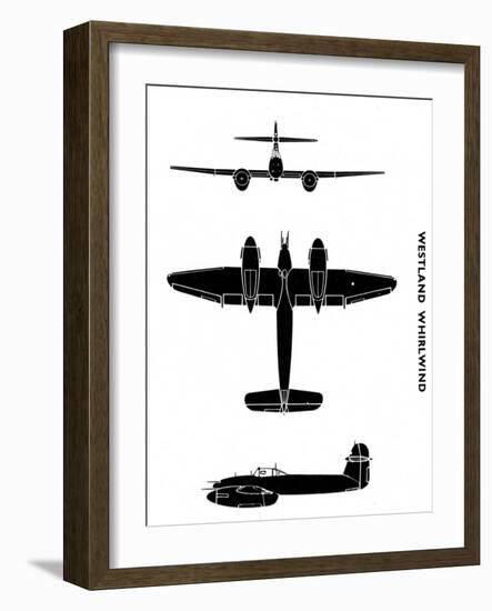 Westland Whirlwind, 1941-null-Framed Giclee Print